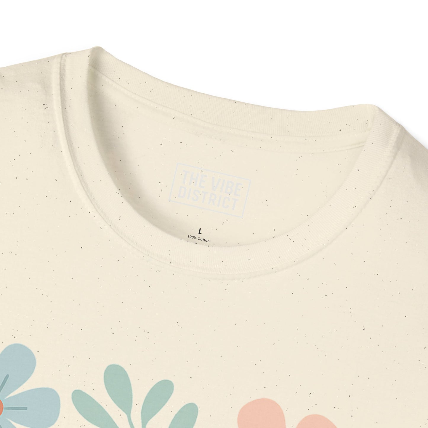 Self-Care Isn't Selfish Unisex Softstyle T-Shirt - Floral Design for Mental Health Awareness