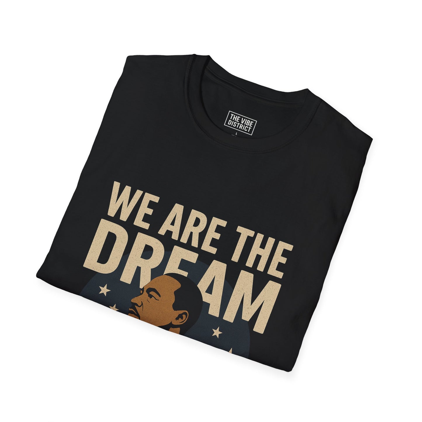 Inspirational MLK T-Shirt, Unisex Softstyle Tee, Civil Rights Apparel, Motivational Gift, Dreamer Shirt, Equality Fashion