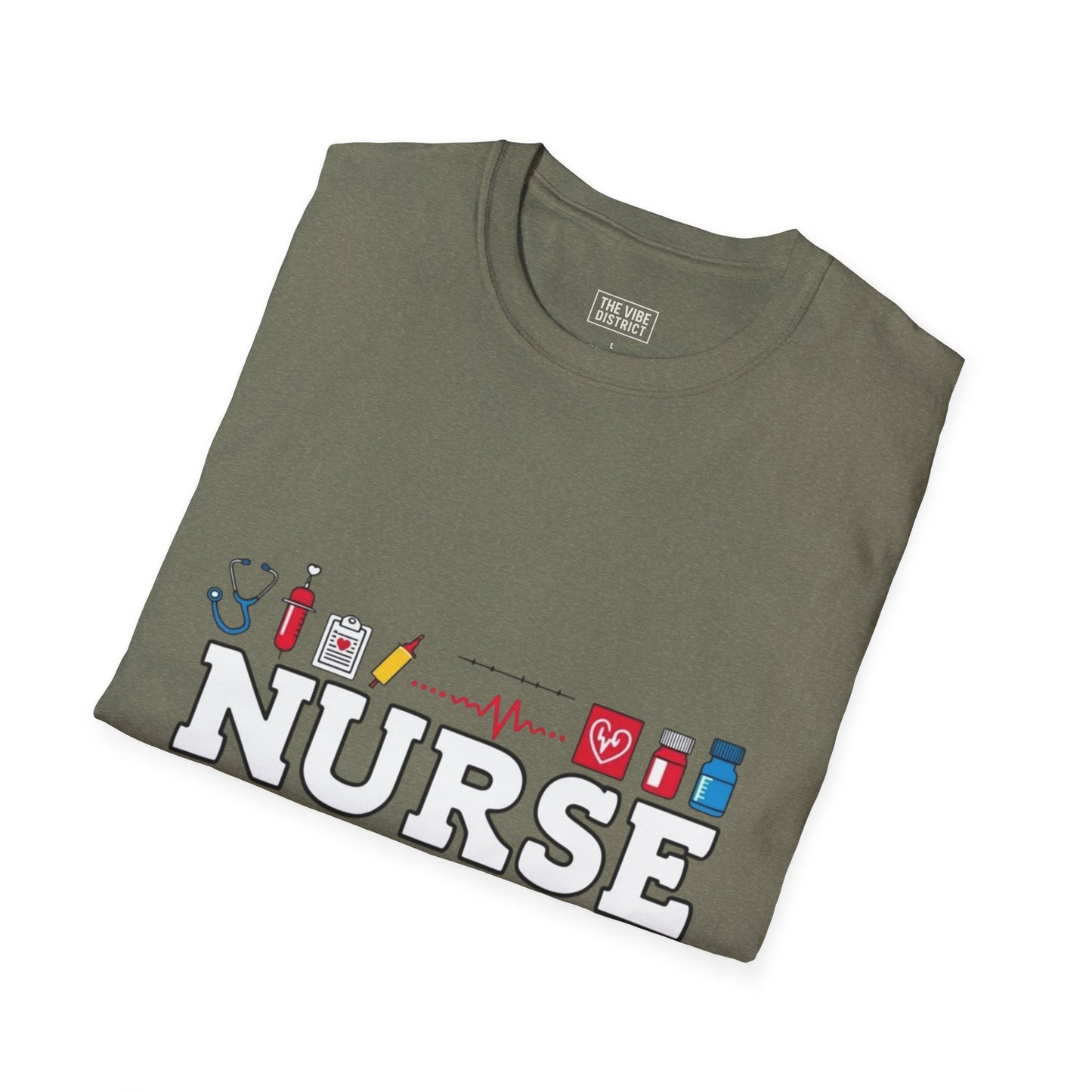 Nurse Appreciation T-Shirt | Unisex Softstyle Tee for Healthcare Heroes | "I'll Be There For You" Design