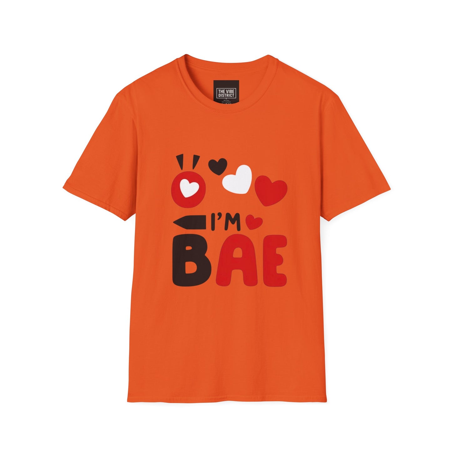 Valentine's Day I'm Bae T-Shirt, Cute Couple Tee, Gift for Him/Her, Softstyle Love Shirt, Romantic Apparel, Valentine's Gift