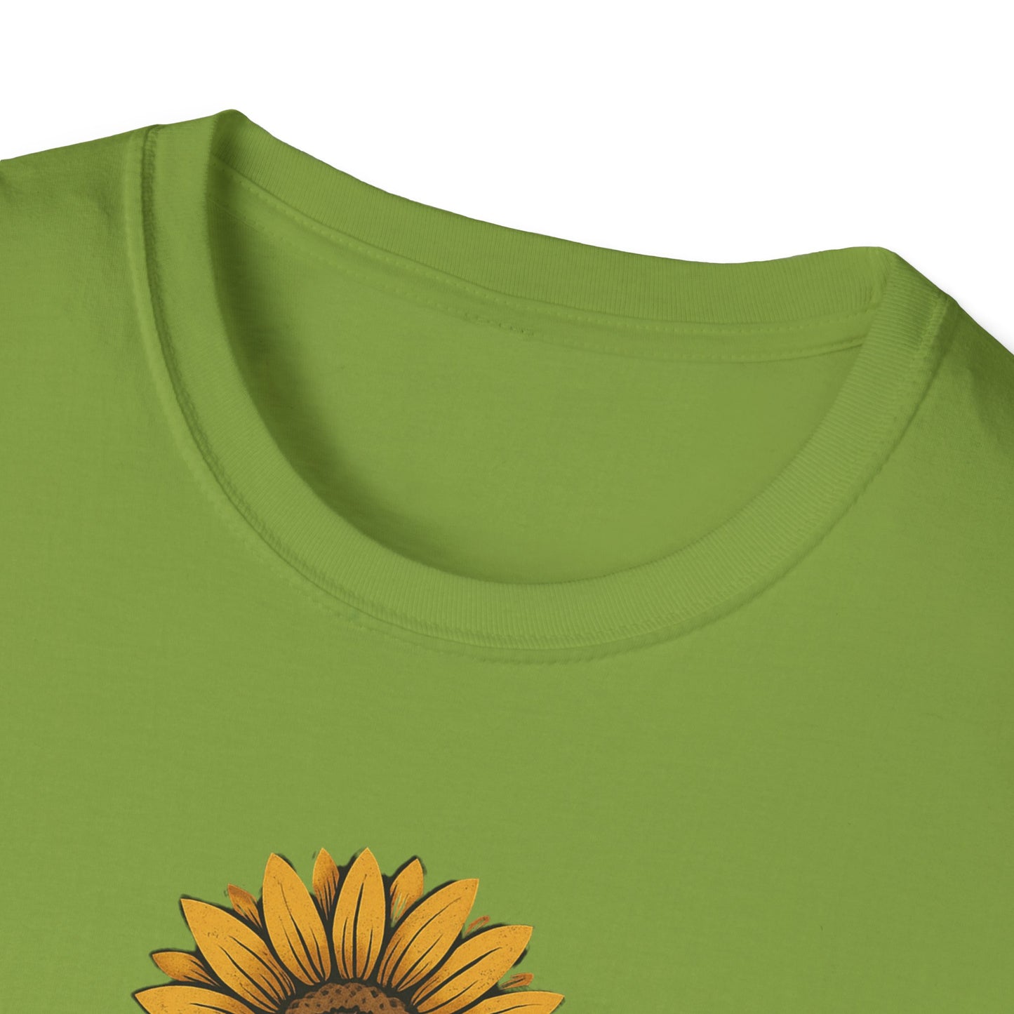 Bloom Through the Concrete Unisex Softstyle T-Shirt, Inspirational Tee, Nature Lover Gift, Motivational Shirt, Gardening Outfit