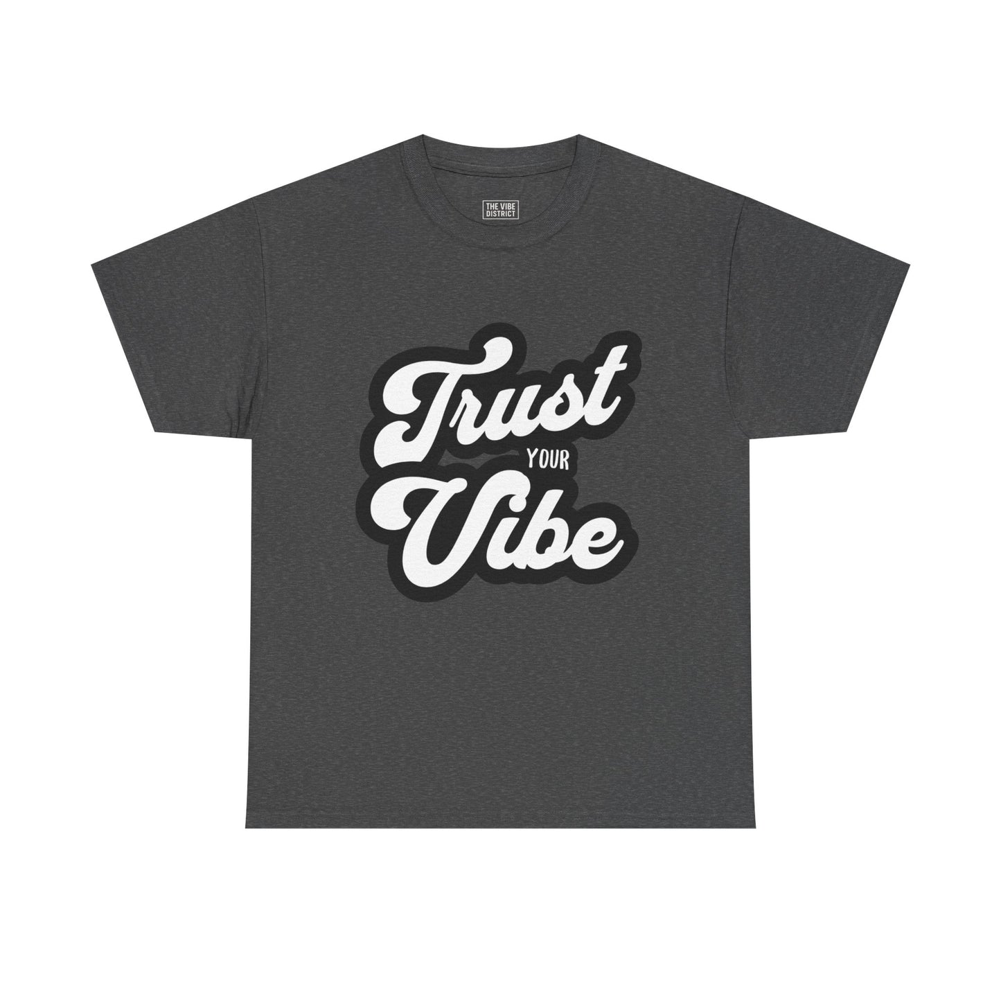 Trust Your Vibe Unisex Cotton Tee, Positive Affirmation Shirt, Casual Everyday Wear, Gift for Teens, Birthday, Inspirational Fashion