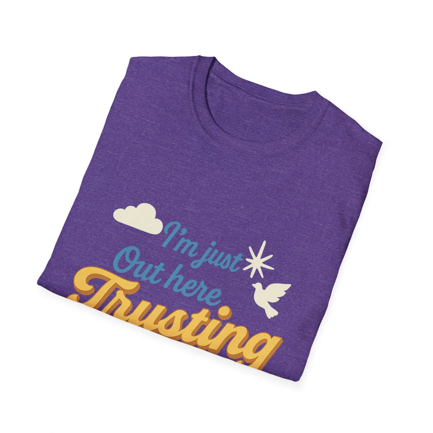 Trusting God Tee, Inspirational Gift, Christian Apparel, Casual Wear, Everyday Comfort