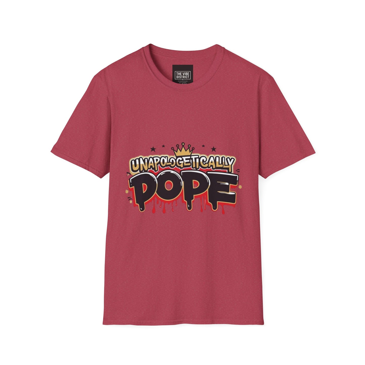 Unisex 'Unapologetically Dope' T-Shirt - Trendy Graphic Tee for Confident Fashion Lovers
