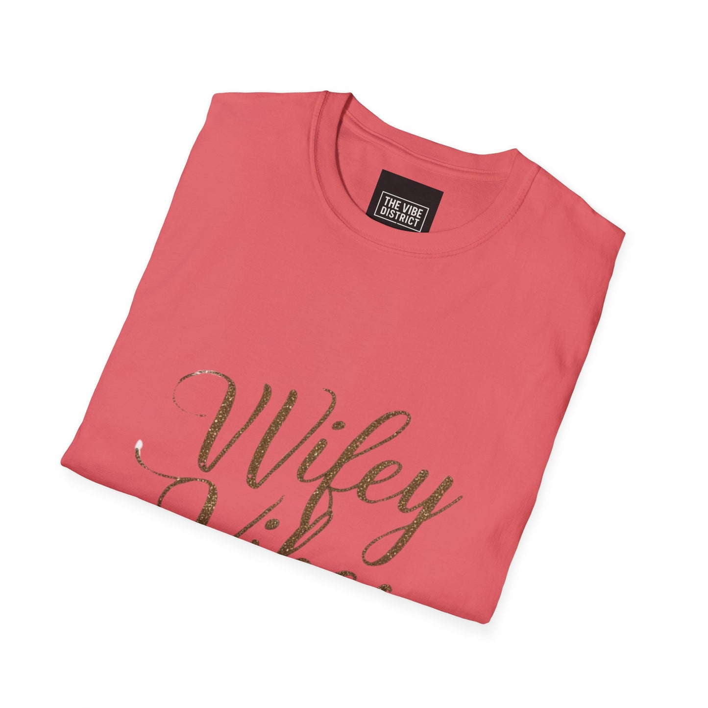 Wifey Vibes Unisex Softstyle T-Shirt - Perfect Gift for Brides and Newlyweds