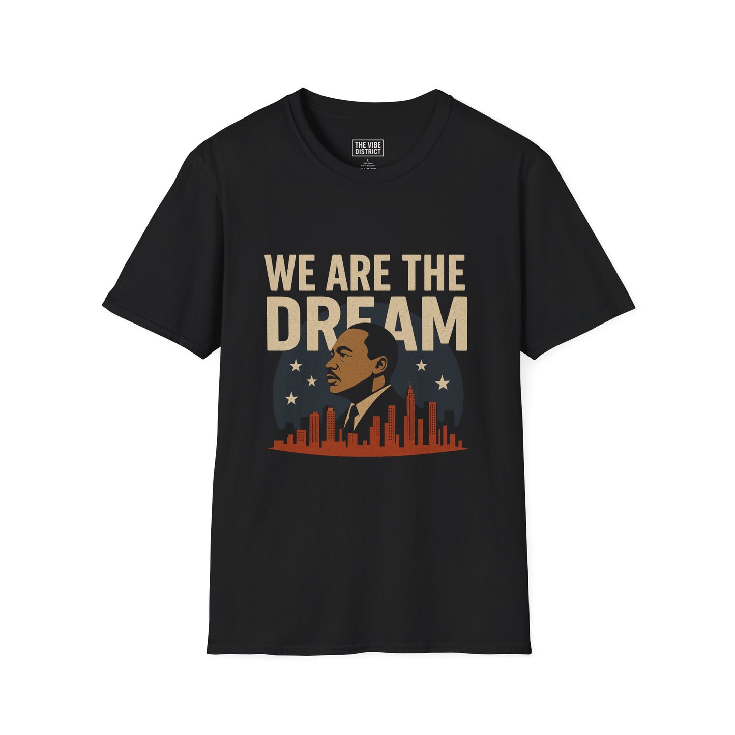 Inspirational MLK T-Shirt, Unisex Softstyle Tee, Civil Rights Apparel, Motivational Gift, Dreamer Shirt, Equality Fashion