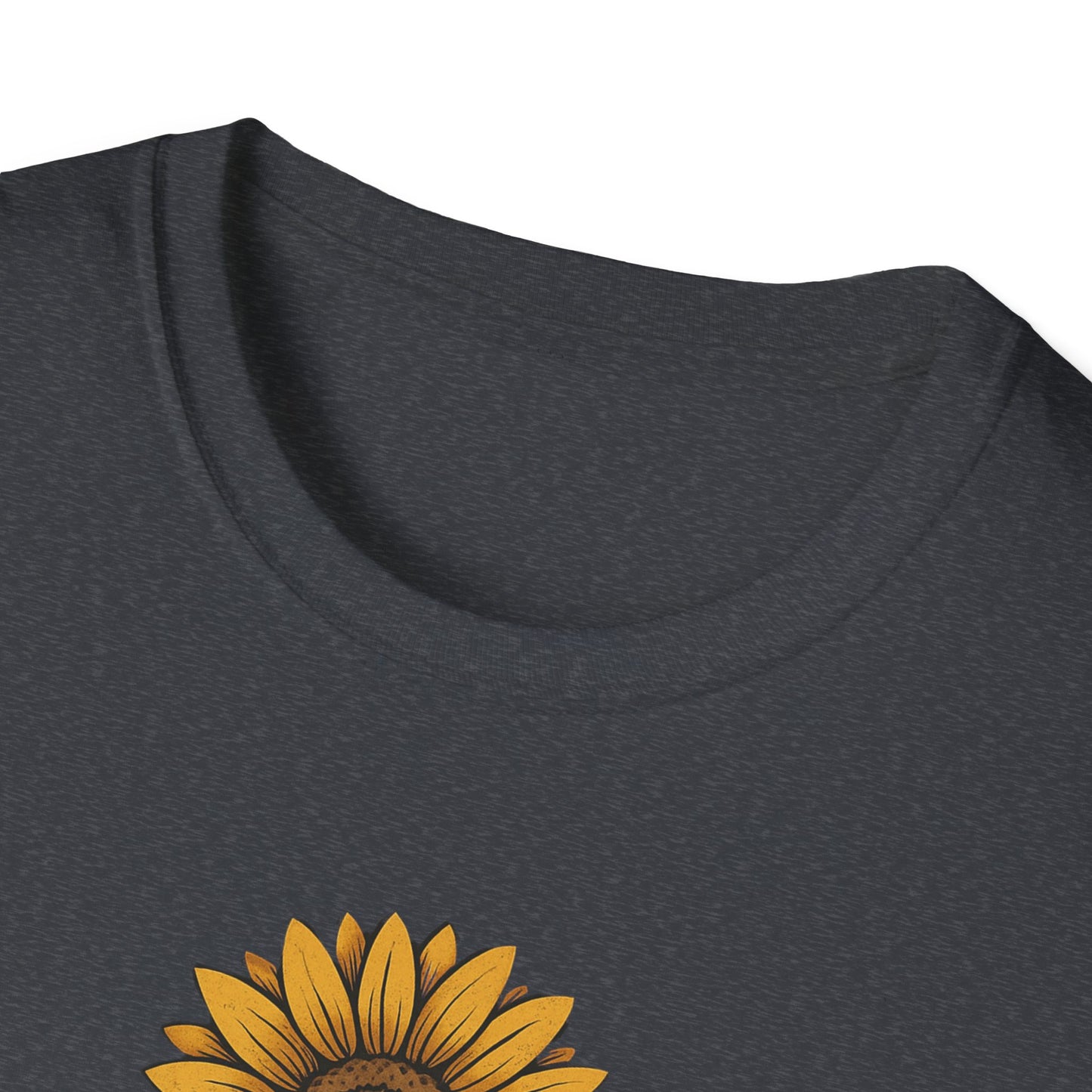 Bloom Through the Concrete Unisex Softstyle T-Shirt, Inspirational Tee, Nature Lover Gift, Motivational Shirt, Gardening Outfit