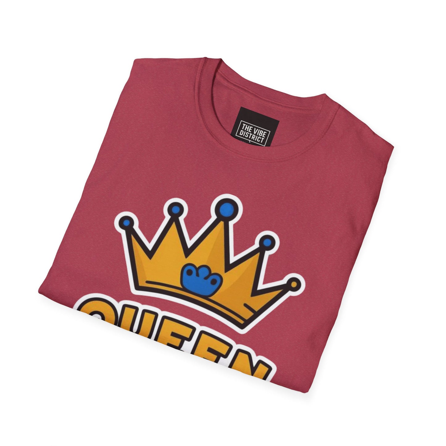 Queen of Snacks Unisex Softstyle T-Shirt - Fun & Comfortable Graphic Tee for Snack Lovers