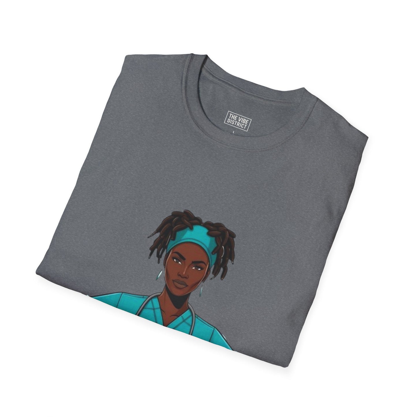 Nurse Graphic T-Shirt - Powered by Purpose - Unisex Softstyle Apparel