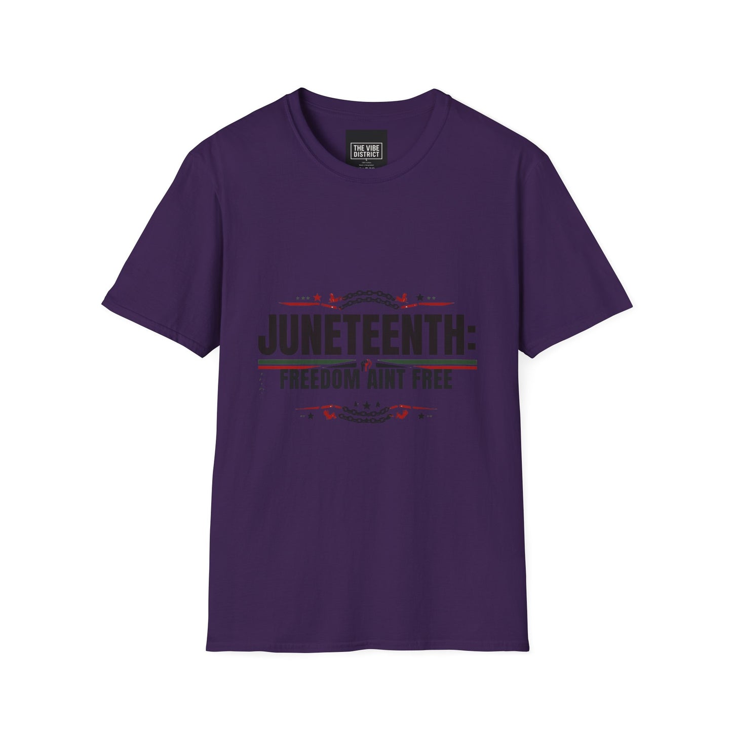 Juneteenth Freedom Ain't Free Unisex Softstyle T-Shirt