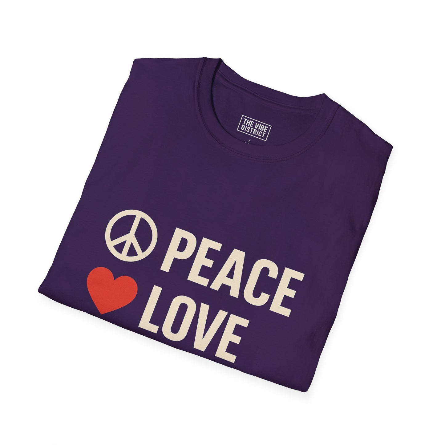 Peace Love Progress Unisex Softstyle T-Shirt, Casual Tee, Gift for Activists, Comfortable Wear, Fundraiser Event Shirt