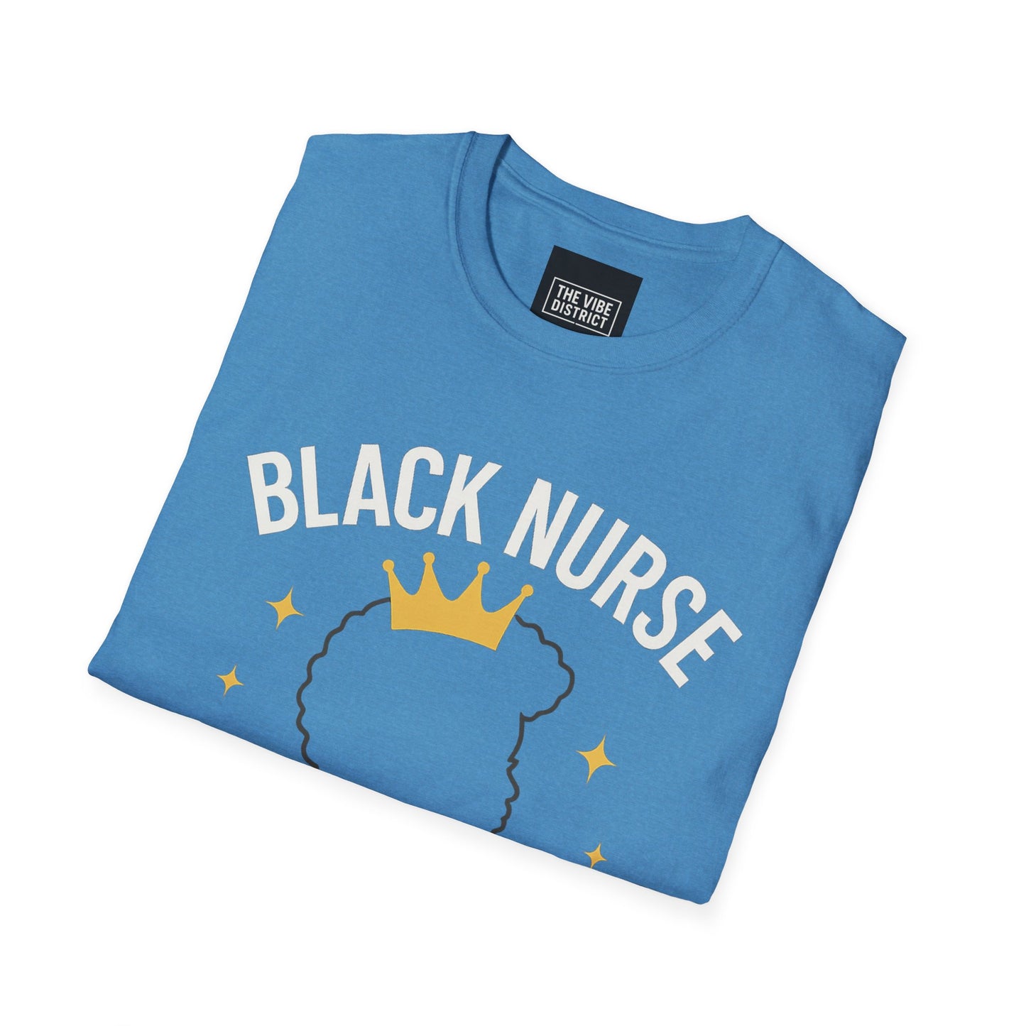Black Nurse Magic Unisex Softstyle T-Shirt - Celebrate Healthcare Heroes