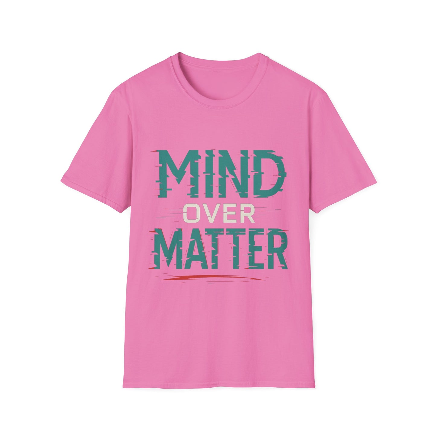 Mind Over Matter Unisex Softstyle T-Shirt - Motivational Graphic Tee