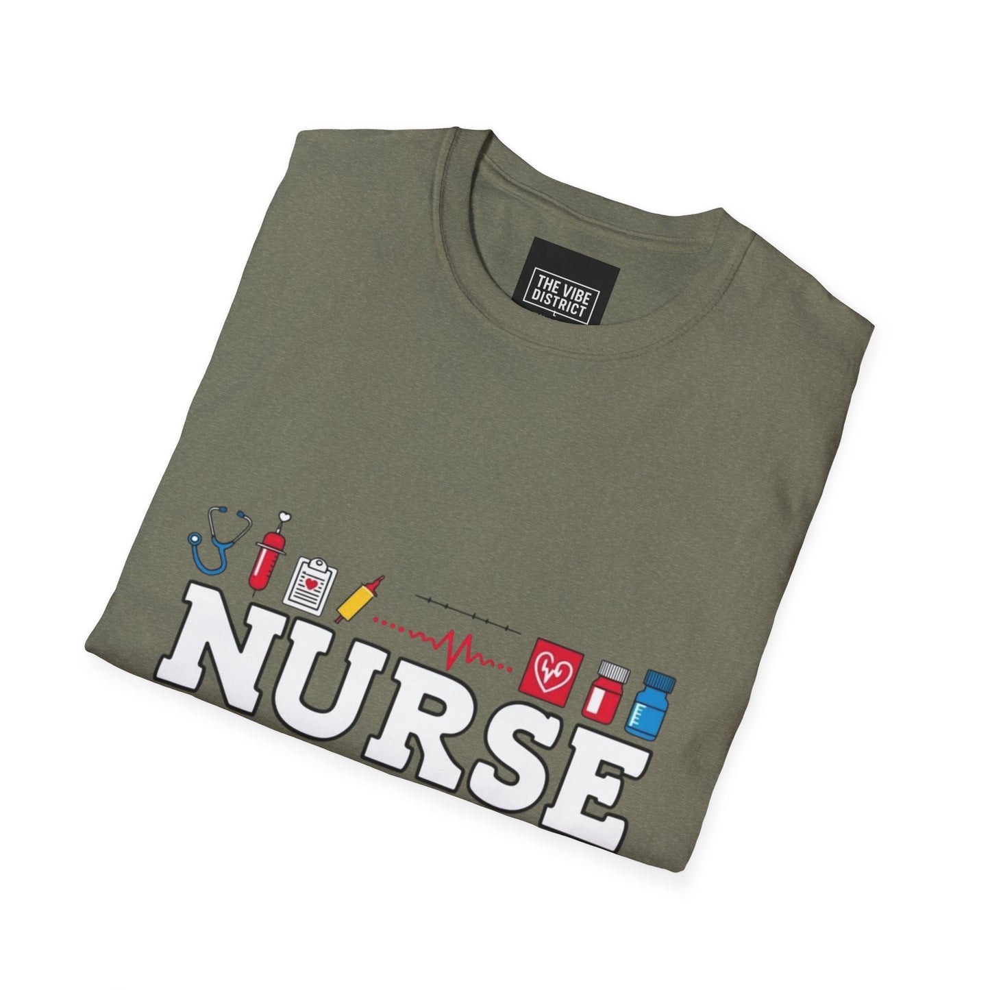 Nurse Appreciation T-Shirt | Unisex Softstyle Tee for Healthcare Heroes | "I'll Be There For You" Design