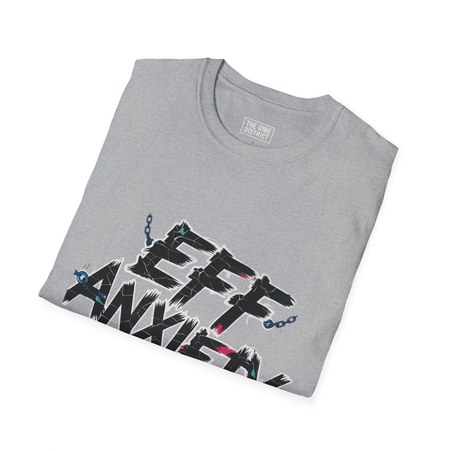 Eff Anxiety Unisex Softstyle T-Shirt - Casual Comfort for Mental Health Awareness