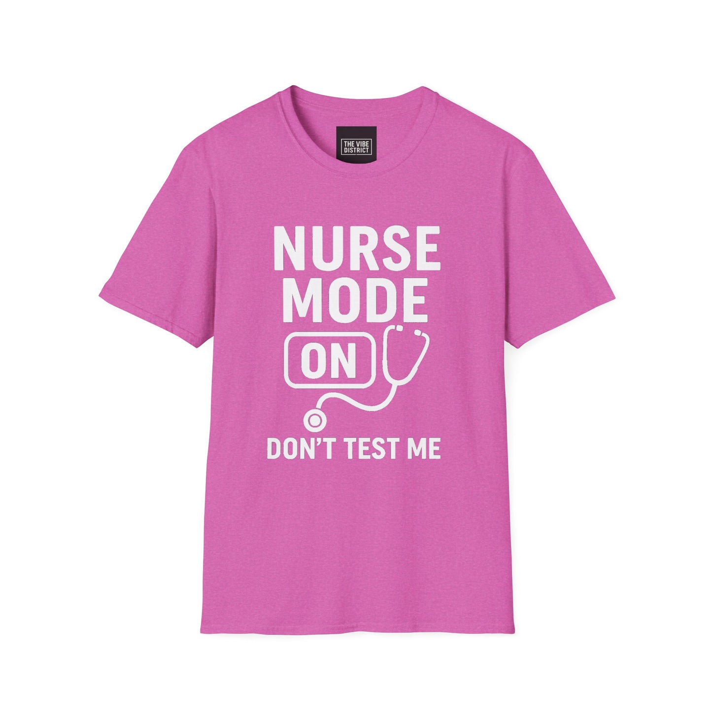 Nurse Mode On T-Shirt - Unisex Softstyle Tee for Healthcare Workers