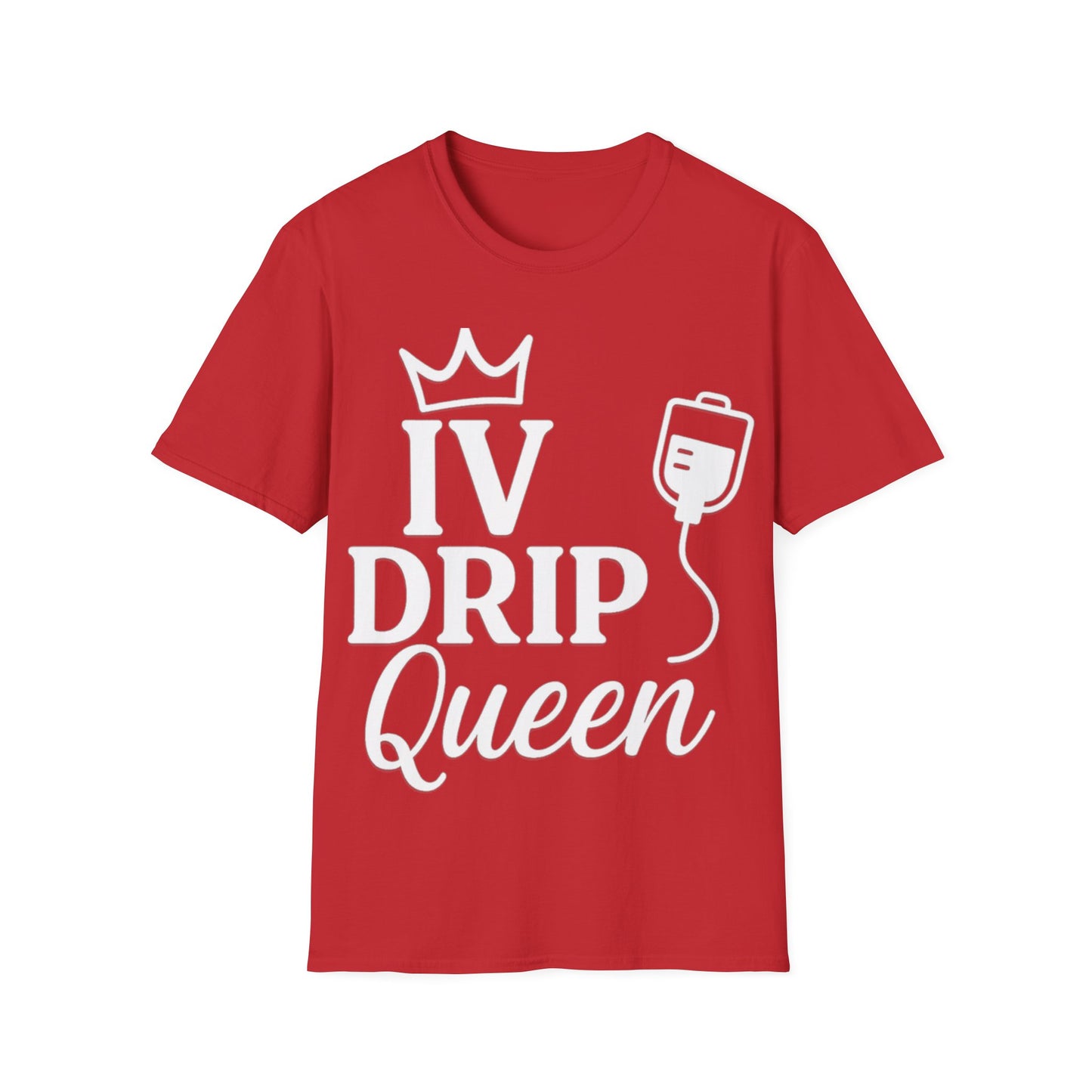 IV Drip Queen Unisex Softstyle T-Shirt - Comfortable and Stylish