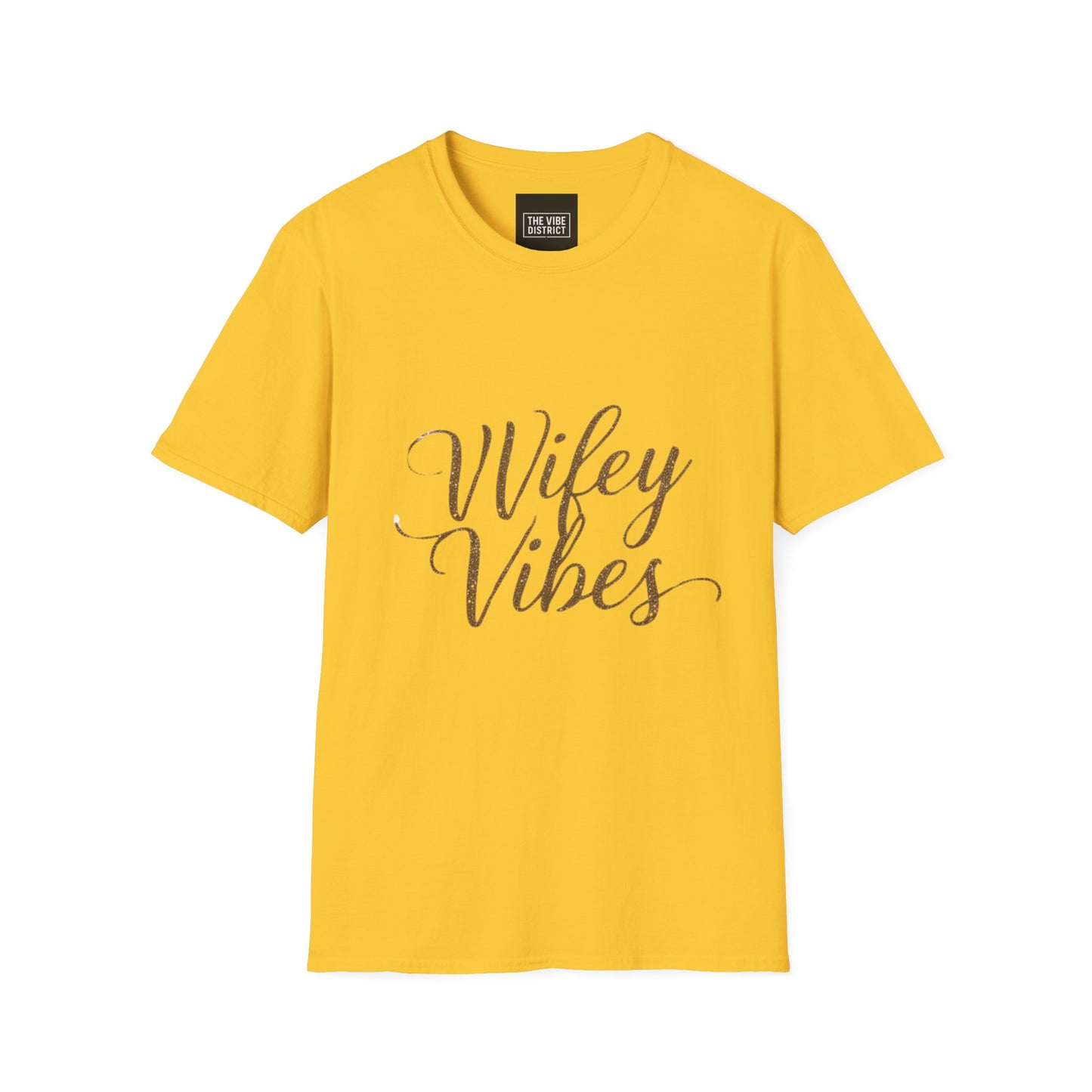 Wifey Vibes Unisex Softstyle T-Shirt - Perfect Gift for Brides and Newlyweds