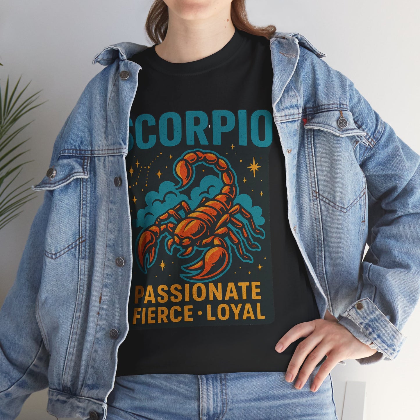 Scorpio Zodiac Tee | Passionate, Fierce & Loyal | Astrology Gift, Horoscope Shirt, Unisex Apparel, Birthday Present, Astrology Lover