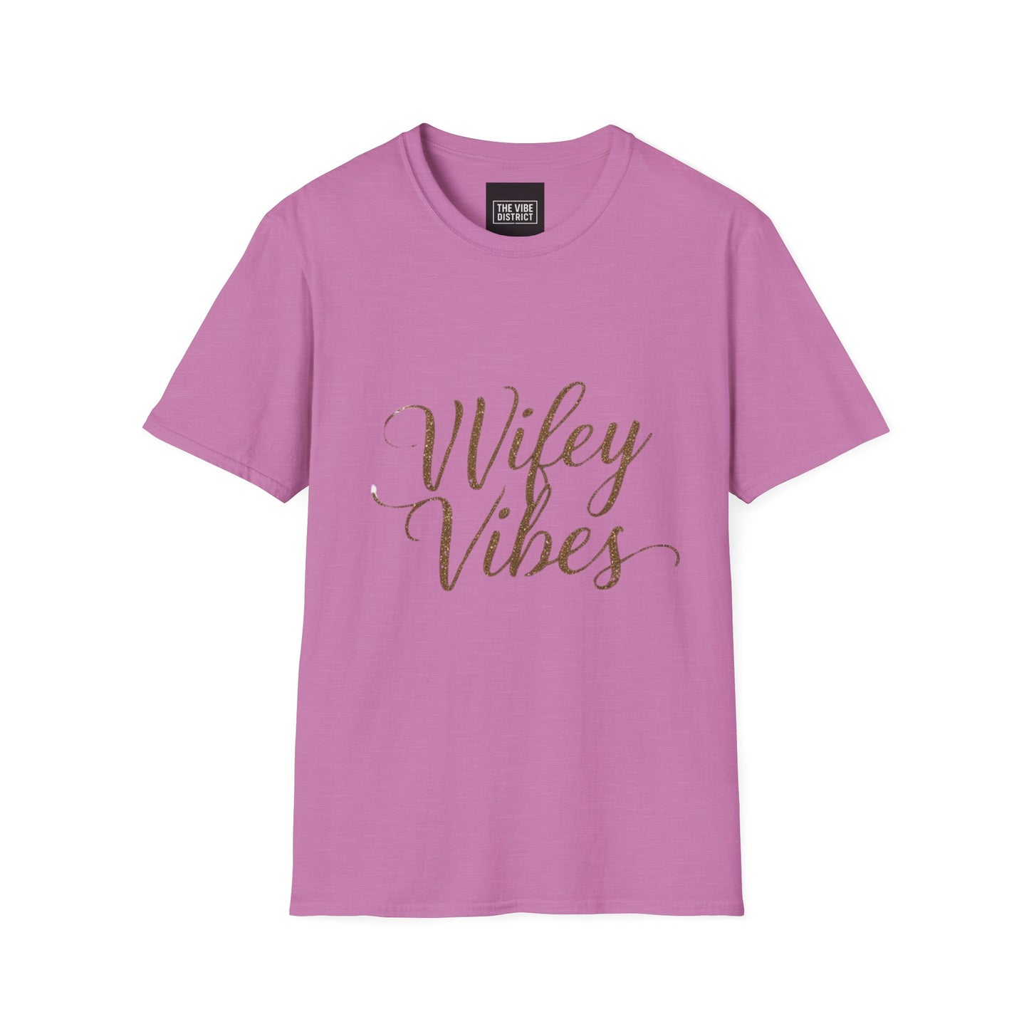 Wifey Vibes Unisex Softstyle T-Shirt - Perfect Gift for Brides and Newlyweds