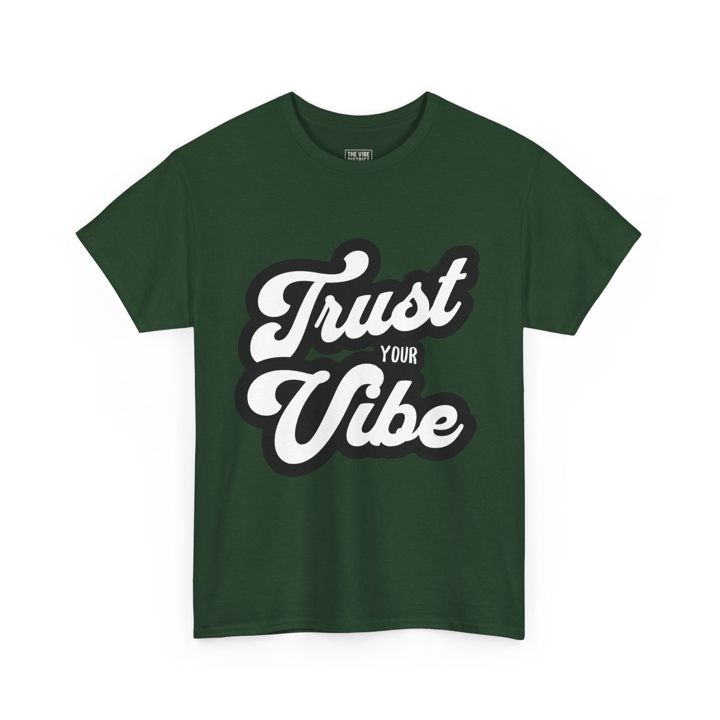 Trust Your Vibe Unisex Cotton Tee, Positive Affirmation Shirt, Casual Everyday Wear, Gift for Teens, Birthday, Inspirational Fashion