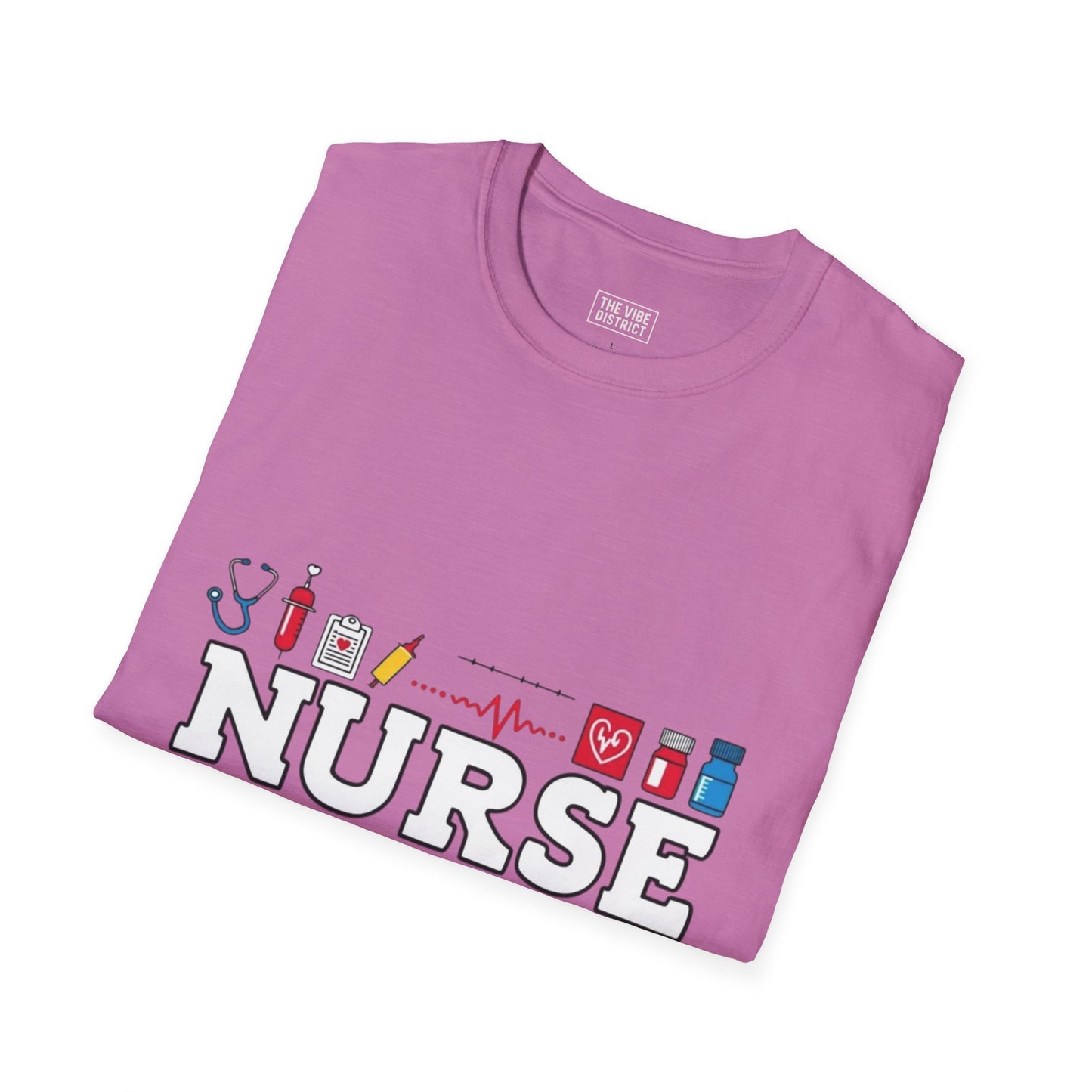 Nurse Appreciation T-Shirt | Unisex Softstyle Tee for Healthcare Heroes | "I'll Be There For You" Design