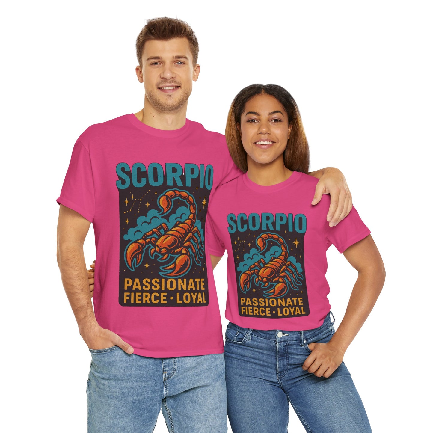 Scorpio Zodiac Tee | Passionate, Fierce & Loyal | Astrology Gift, Horoscope Shirt, Unisex Apparel, Birthday Present, Astrology Lover