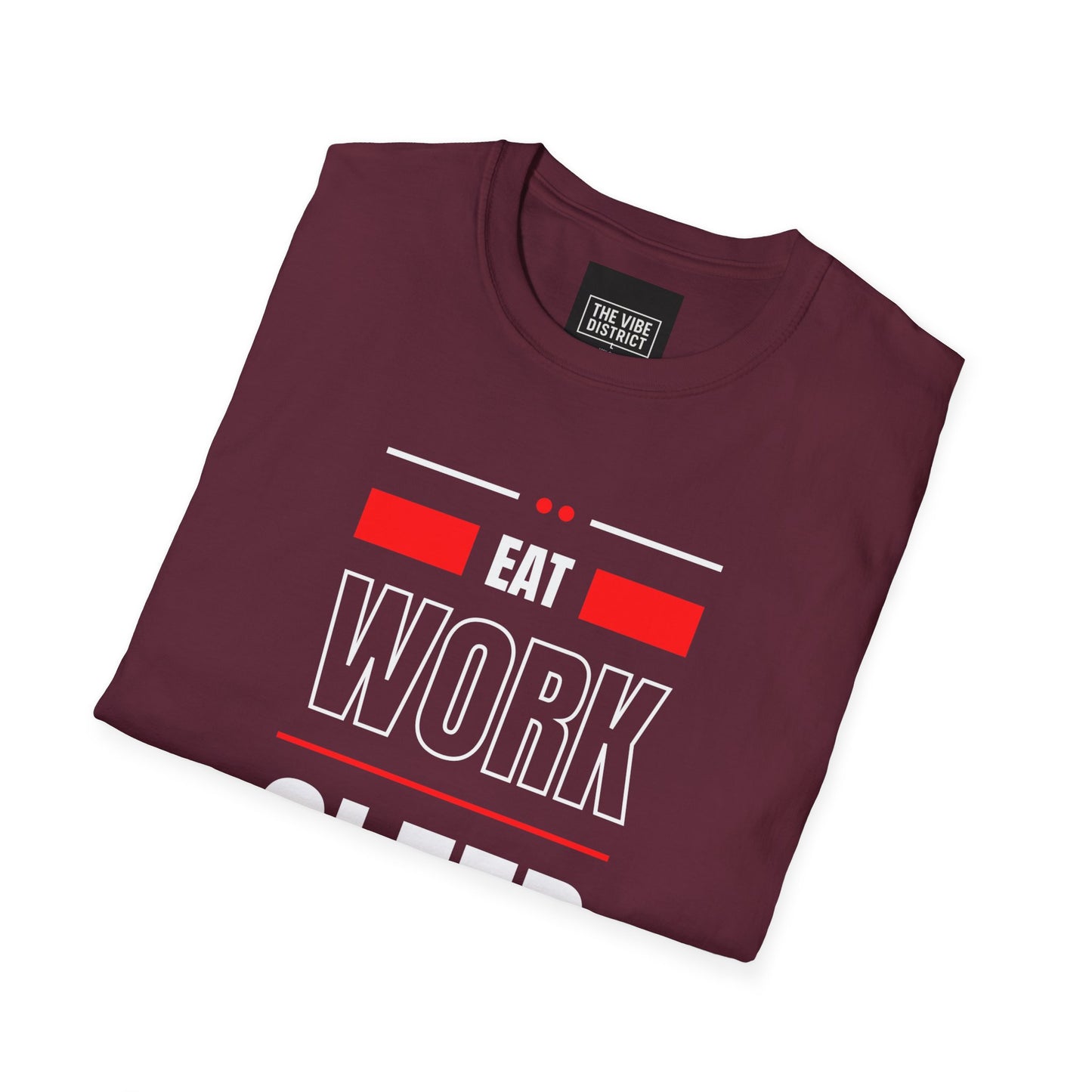 Eat Work Sleep Repeat Unisex Softstyle T-Shirt