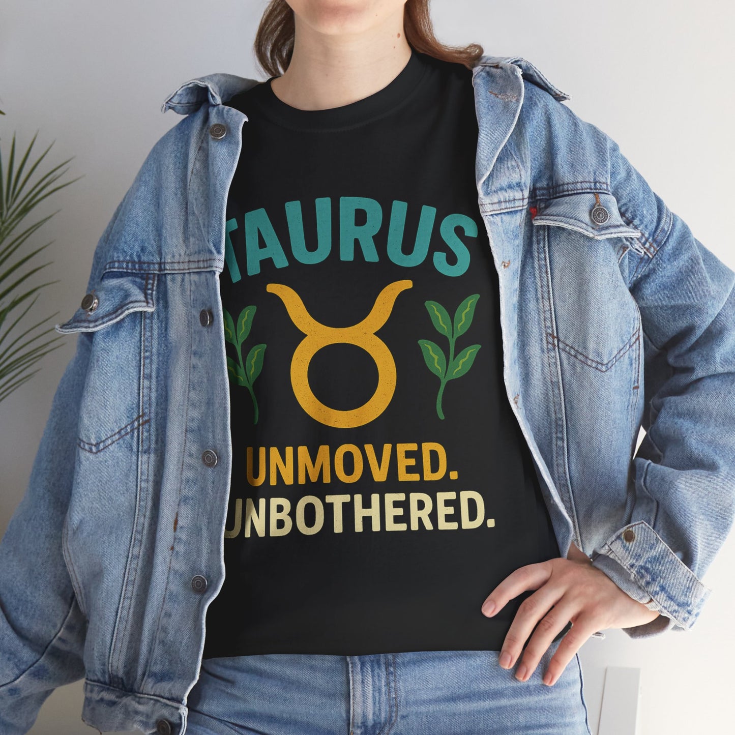 Unisex Taurus Horoscope Tee, Astrology T-Shirt, Unbothered Cotton Shirt, Zodiac Gift, Comfortable Everyday Wear