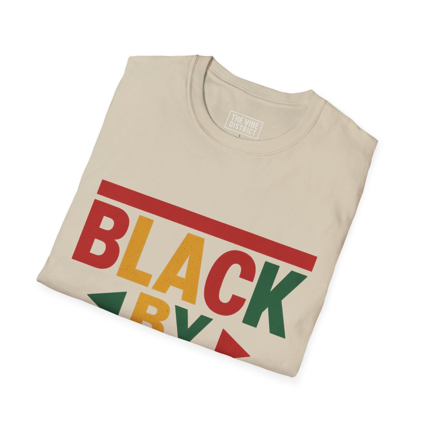 Black by Demand Unisex Softstyle T-Shirt - Celebrate Empowerment & Culture