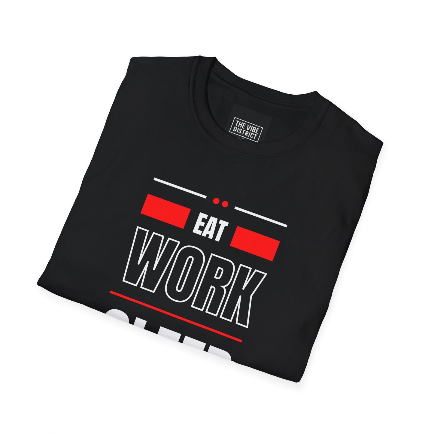 Eat Work Sleep Repeat Unisex Softstyle T-Shirt