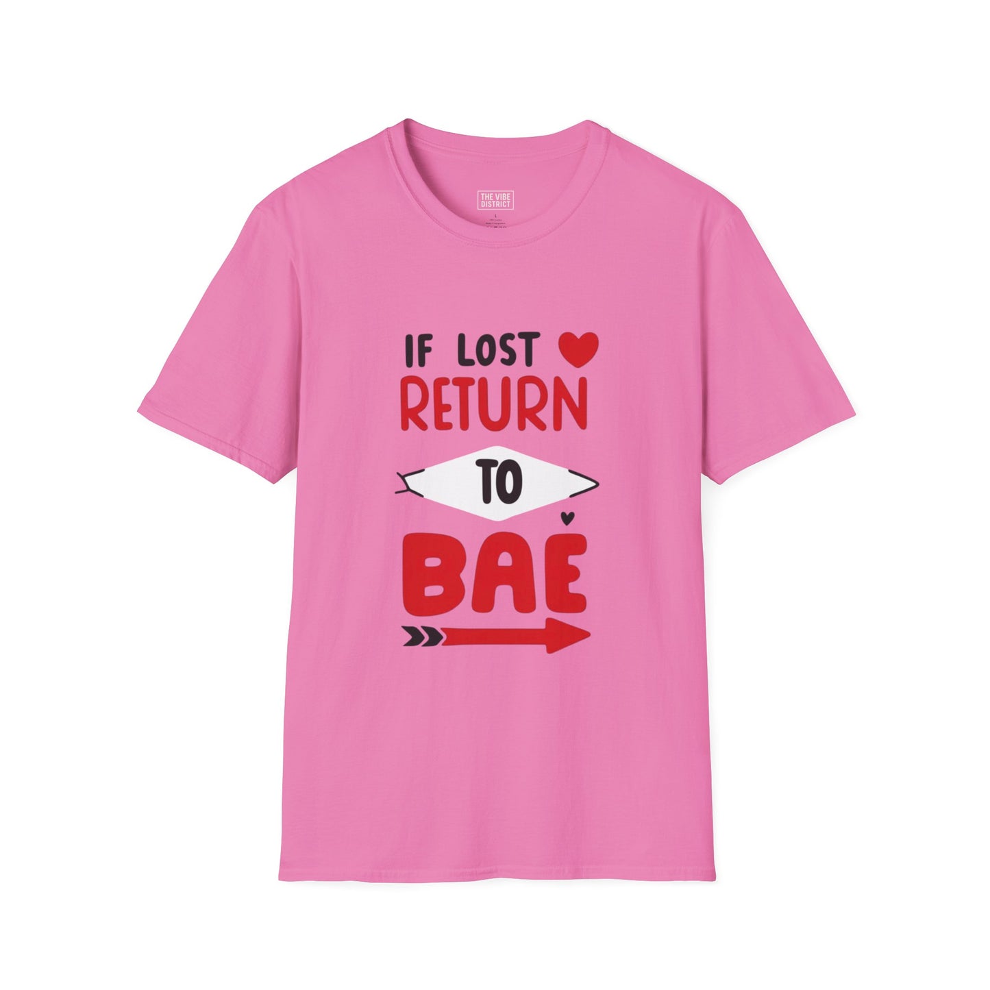 If Lost Return to BAE Unisex Softstyle T-Shirt - Cute Couples Gift