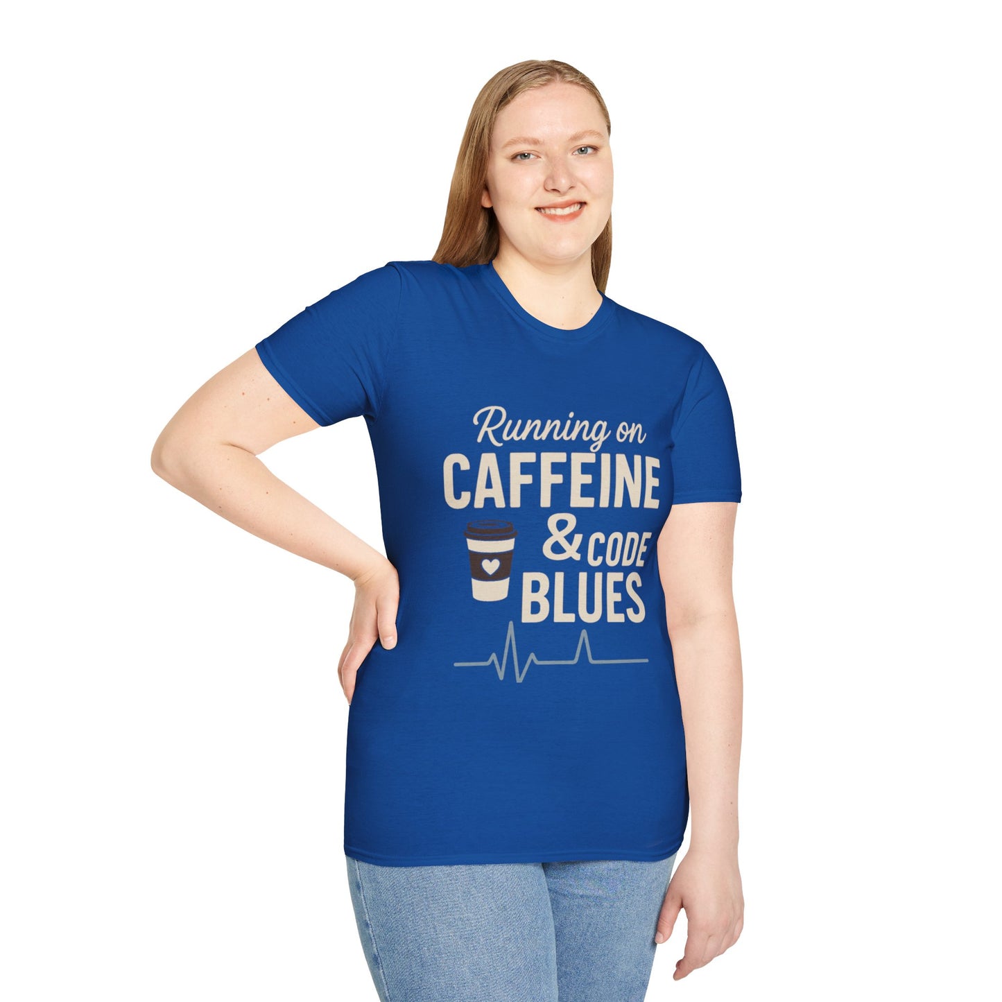 Funny Caffeine & Code Unisex T-Shirt - Perfect for Programmers & Coffee Lovers