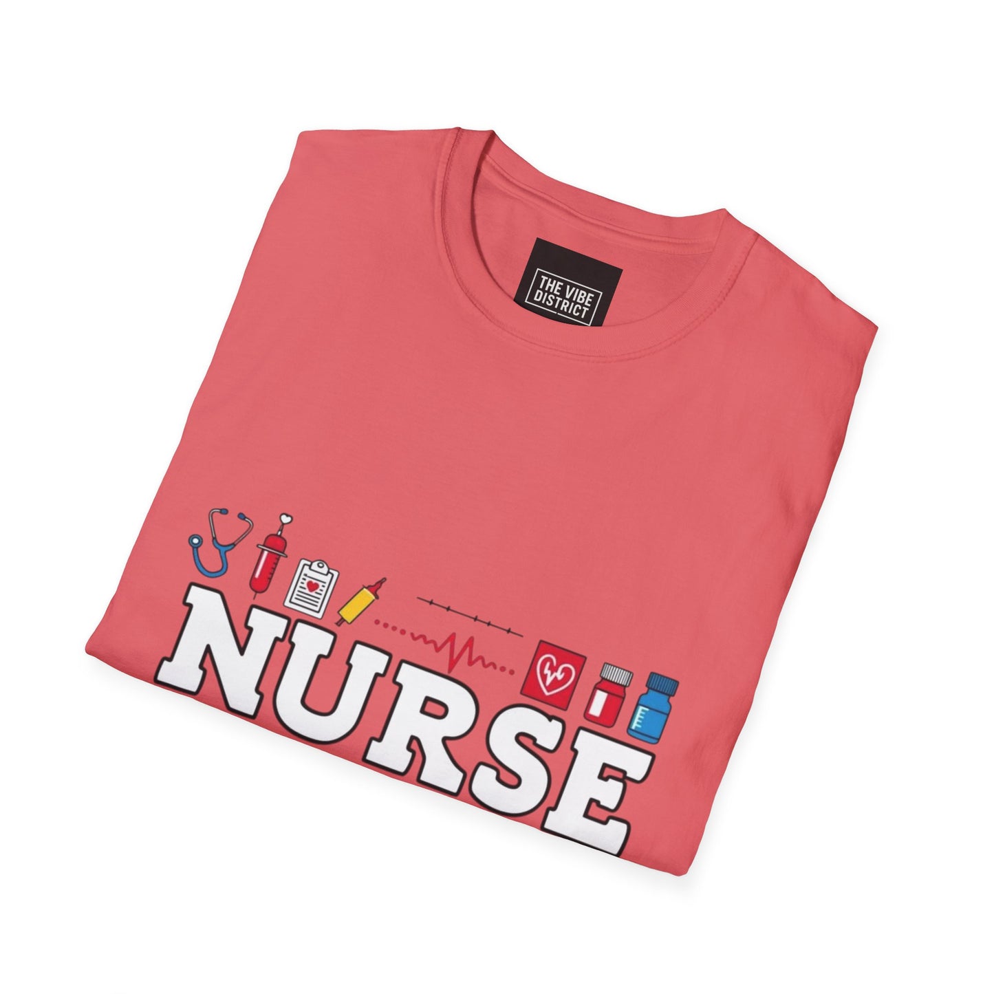 Nurse Appreciation T-Shirt | Unisex Softstyle Tee for Healthcare Heroes | "I'll Be There For You" Design