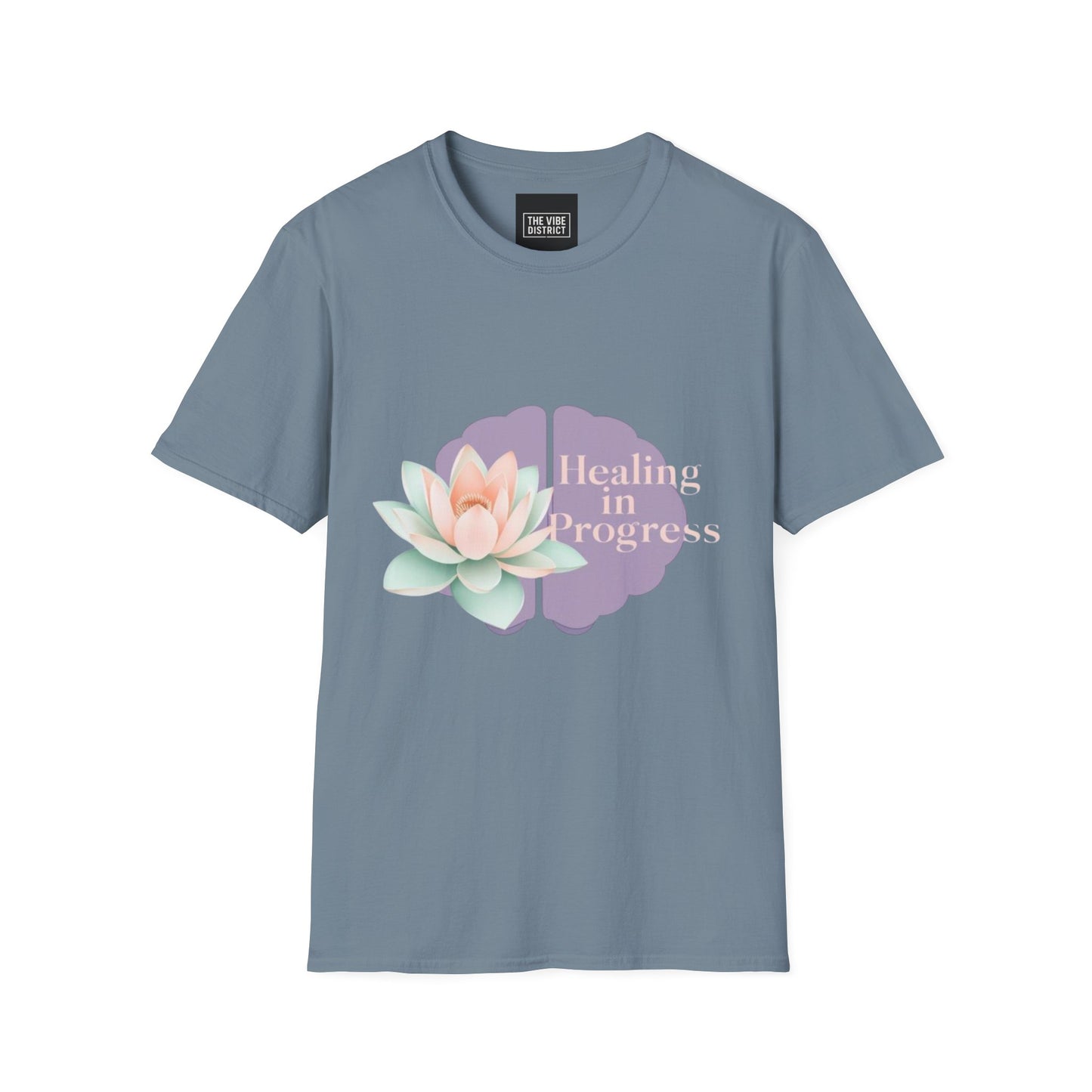 Healing in Progress Unisex Softstyle T-Shirt - Mindfulness & Wellness Apparel