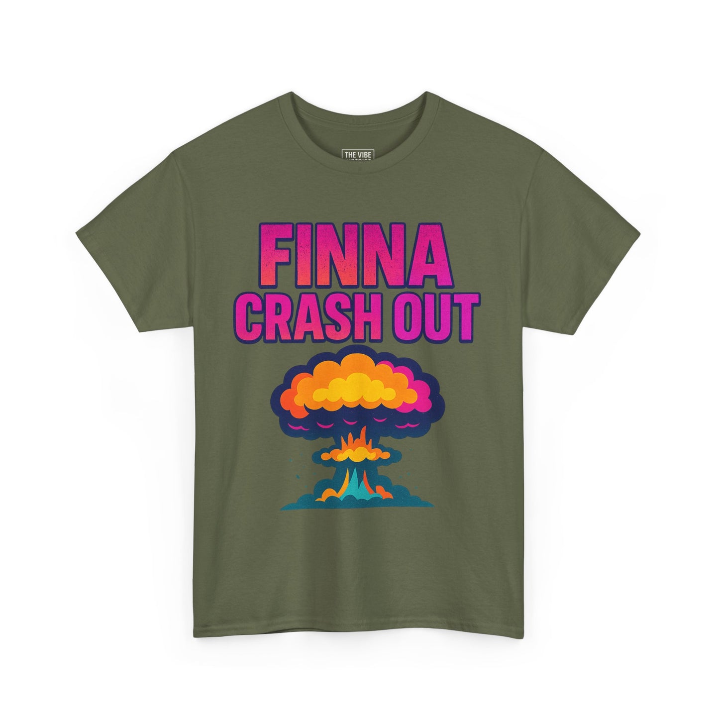 Funny Graphic Tee - Finna Crash Out, Casual Wear, Trendy Streetwear, Gift for Friends, Pop Culture Tees
