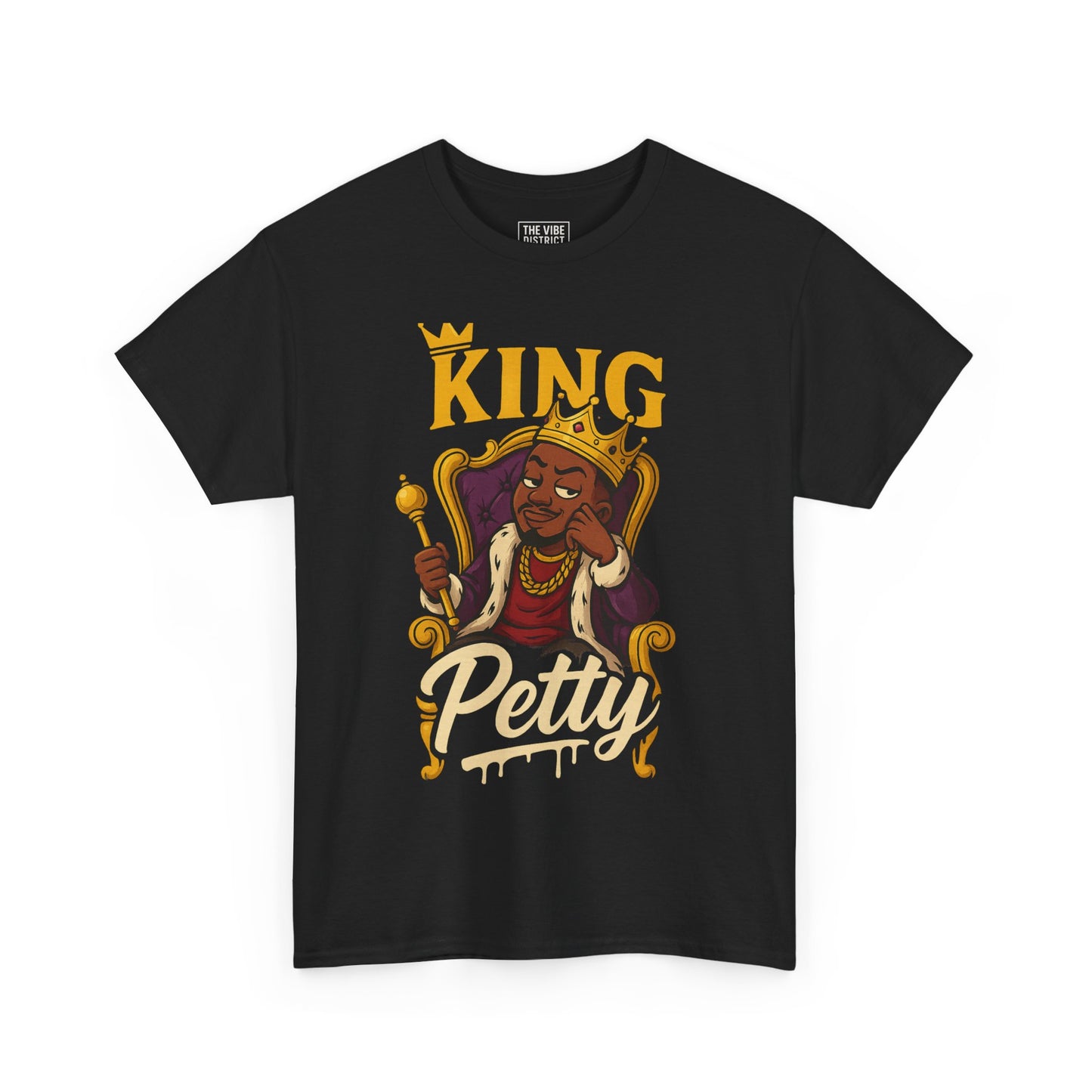 King Petty Hoodie | Funny Streetwear Graphic Hoodie | Urban Crown Cartoon