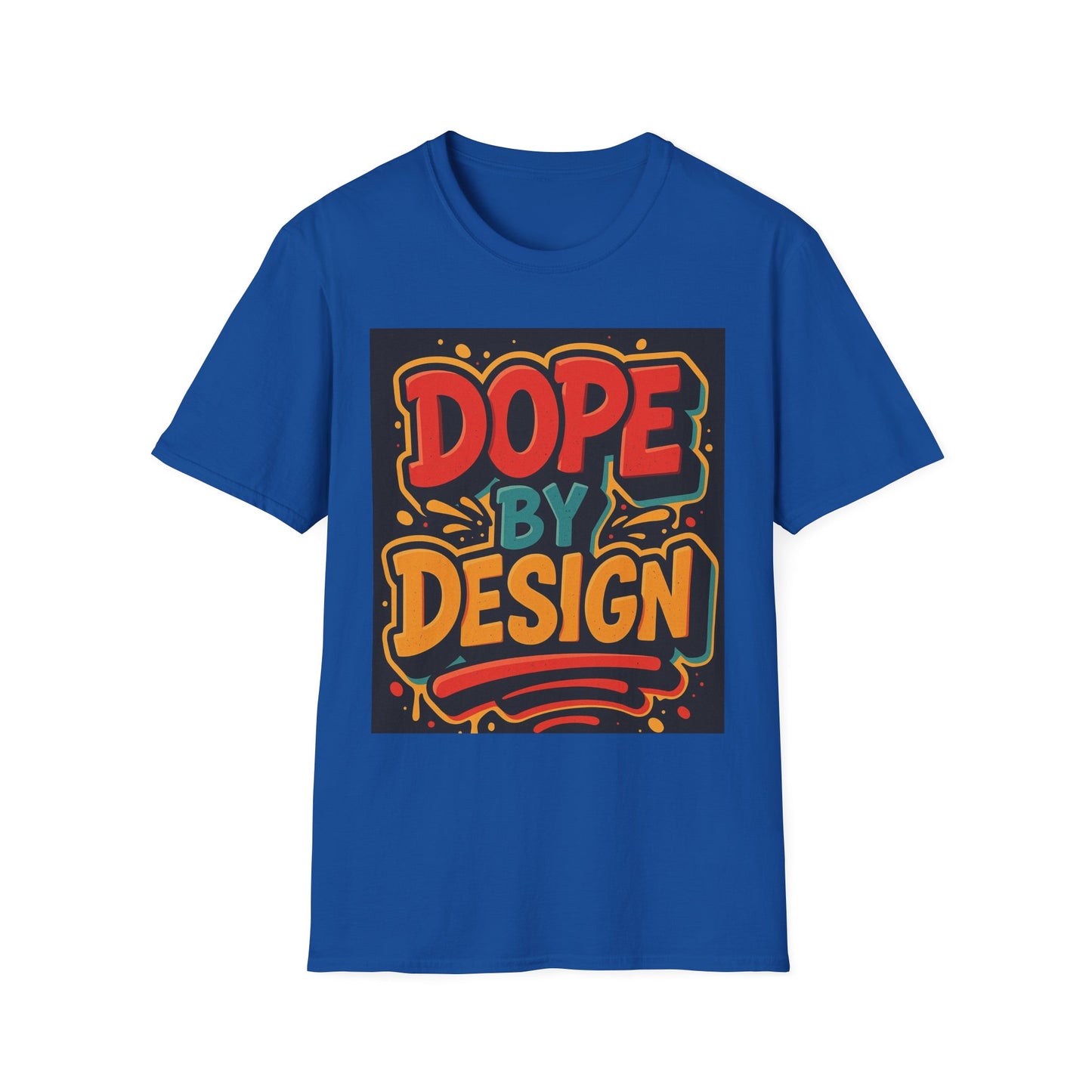 Dope by Design Unisex Softstyle T-Shirt - Vibrant Graphic Tee for Casual Wear