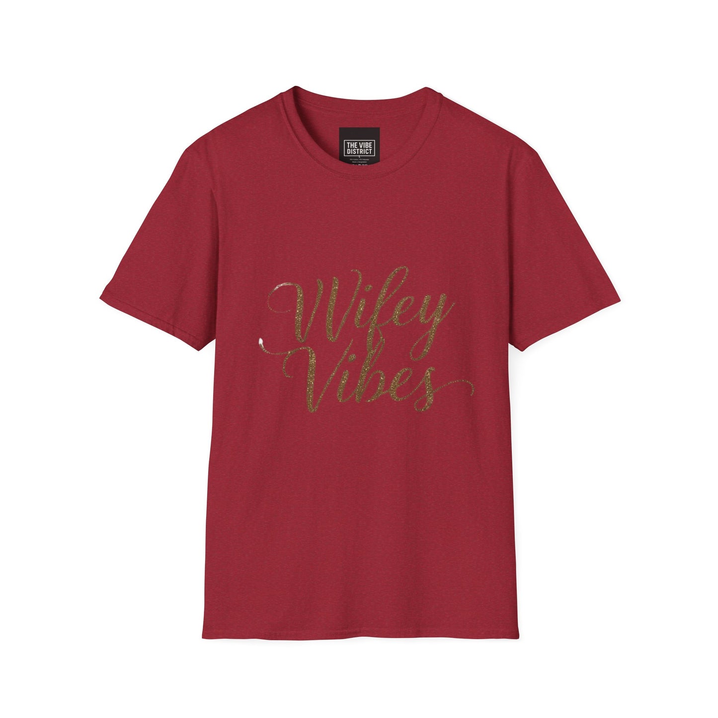 Wifey Vibes Unisex Softstyle T-Shirt - Perfect Gift for Brides and Newlyweds