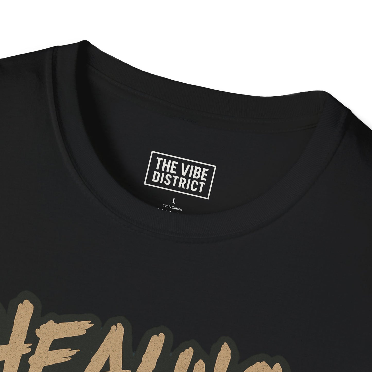 Healing is Gangsta Unisex T-Shirt, Casual Wear, Gift for Friends, Self-Love Shirt, Statement Tee, Heart Design, Unique Apparel