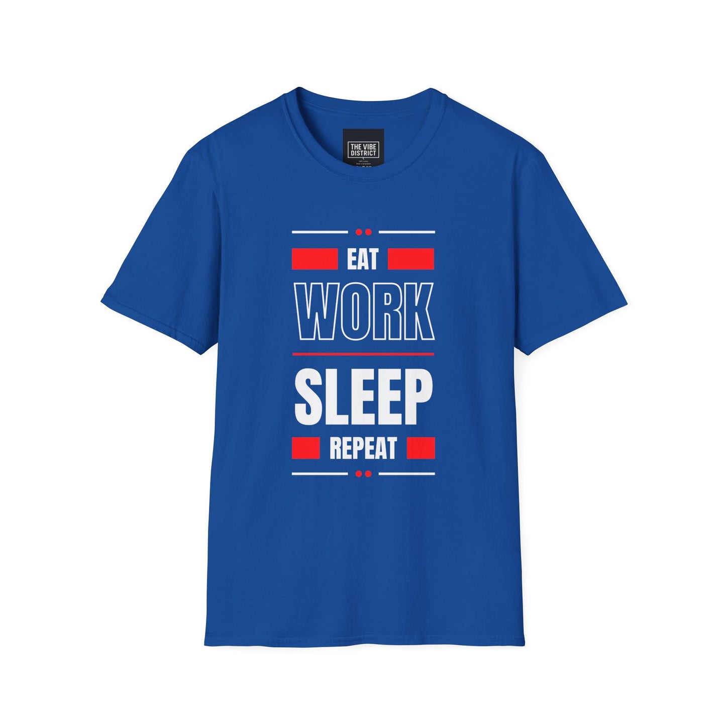 Eat Work Sleep Repeat Unisex Softstyle T-Shirt