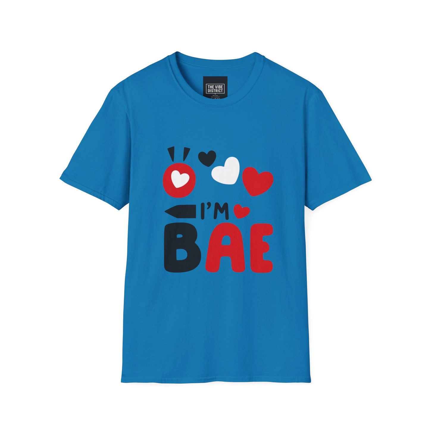 Valentine's Day I'm Bae T-Shirt, Cute Couple Tee, Gift for Him/Her, Softstyle Love Shirt, Romantic Apparel, Valentine's Gift
