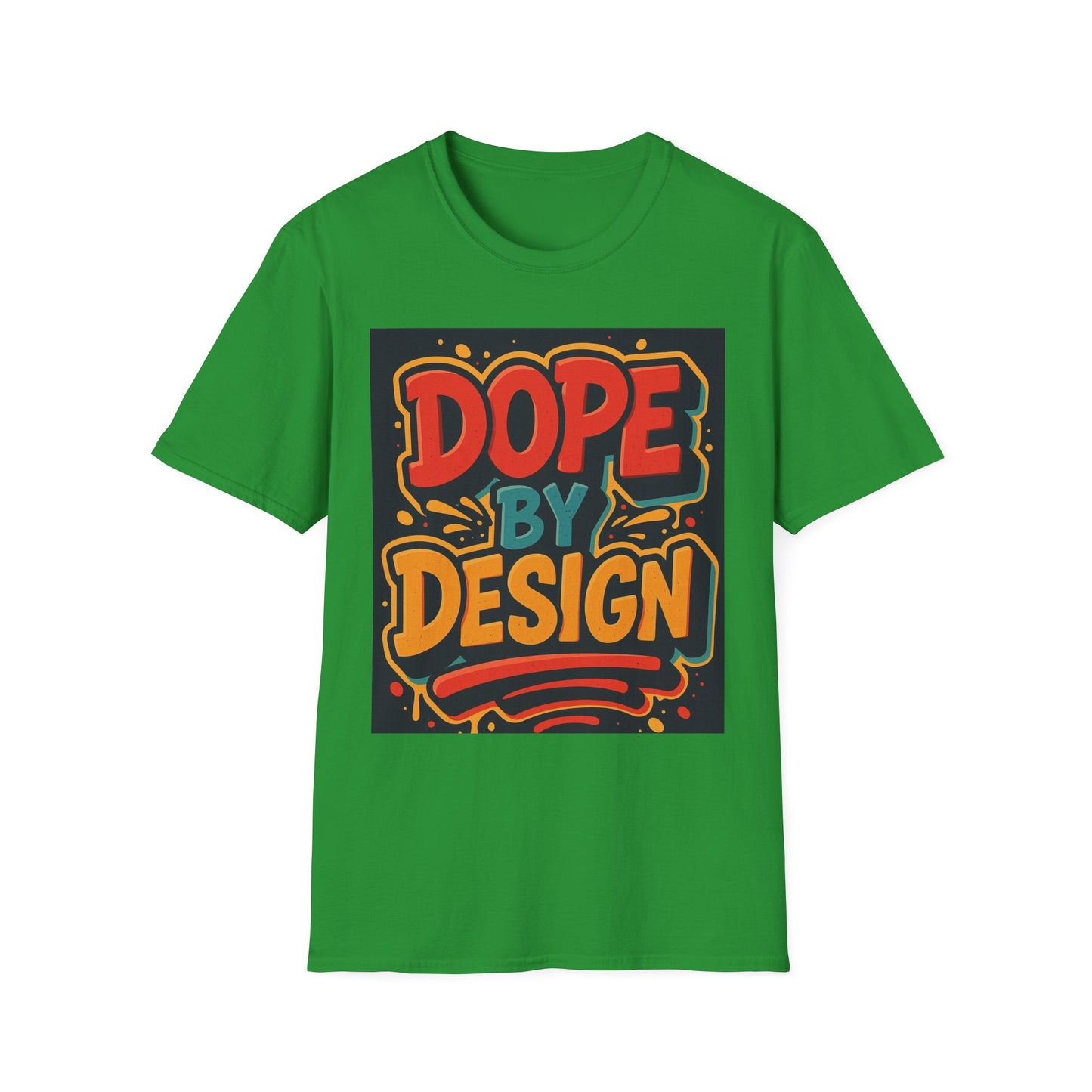 Dope by Design Unisex Softstyle T-Shirt - Vibrant Graphic Tee for Casual Wear