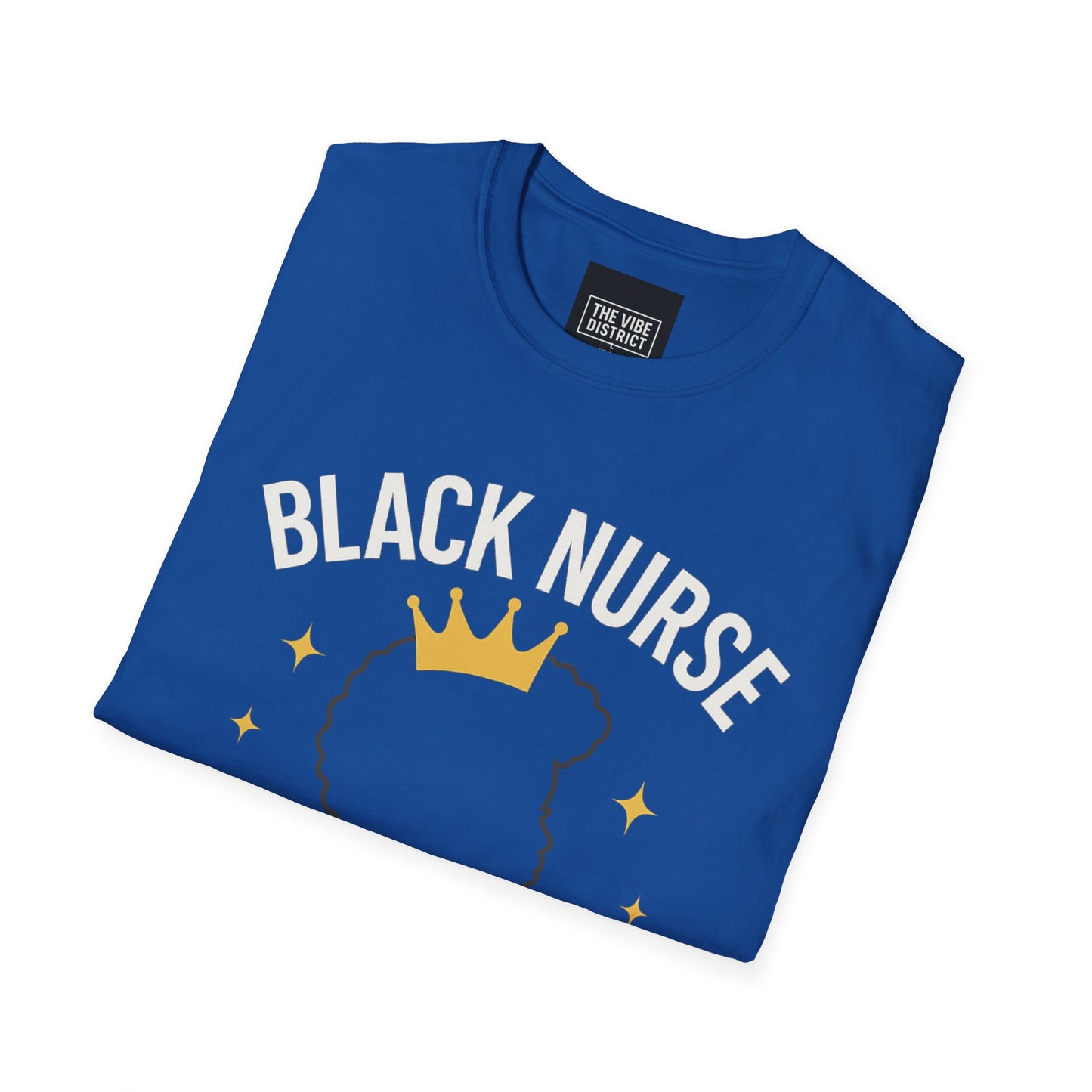 Black Nurse Magic Unisex Softstyle T-Shirt - Celebrate Healthcare Heroes