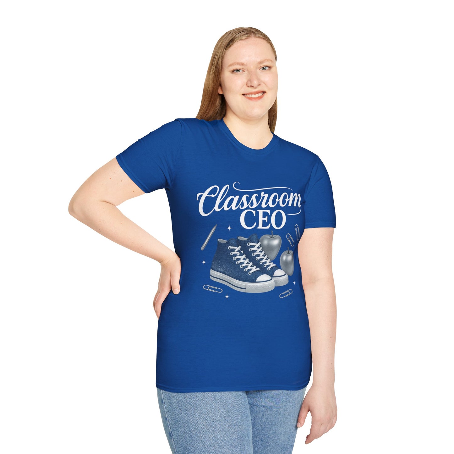 Classroom CEO Unisex T-Shirt, Teacher Gift, School Spirit Wear, Educational Apparel, Back to School Style