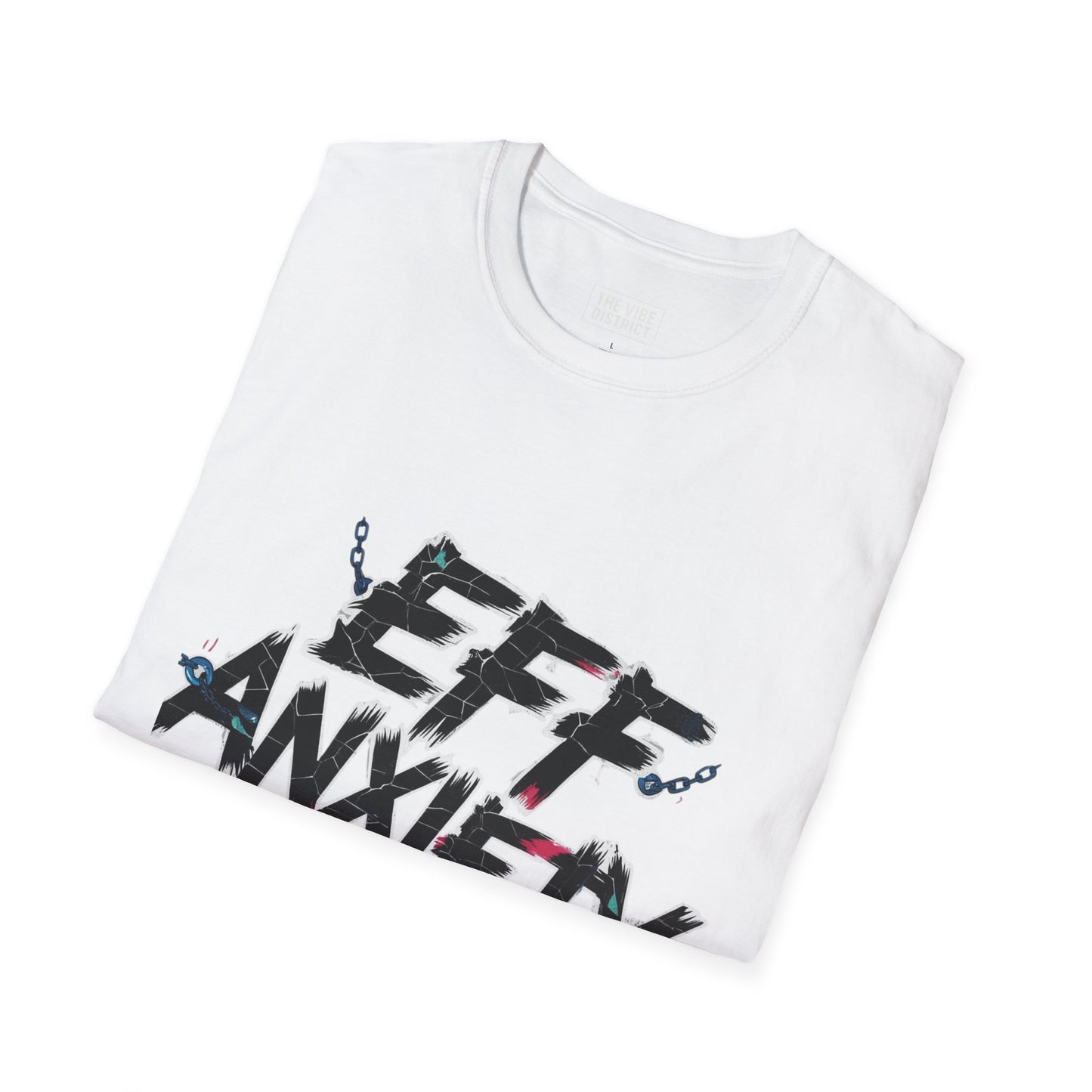 Eff Anxiety Unisex Softstyle T-Shirt - Casual Comfort for Mental Health Awareness