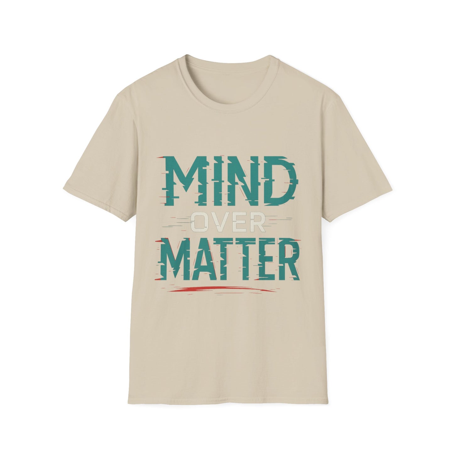Mind Over Matter Unisex Softstyle T-Shirt - Motivational Graphic Tee