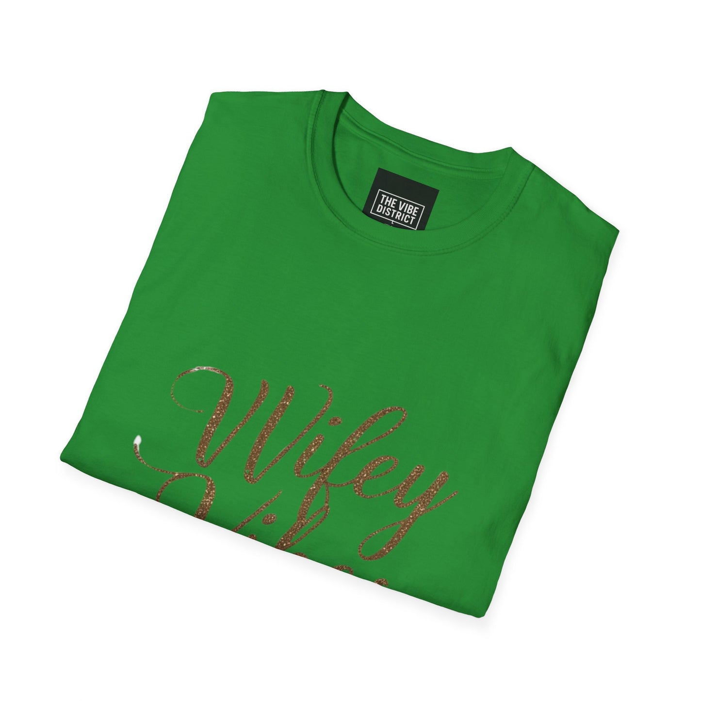 Wifey Vibes Unisex Softstyle T-Shirt - Perfect Gift for Brides and Newlyweds