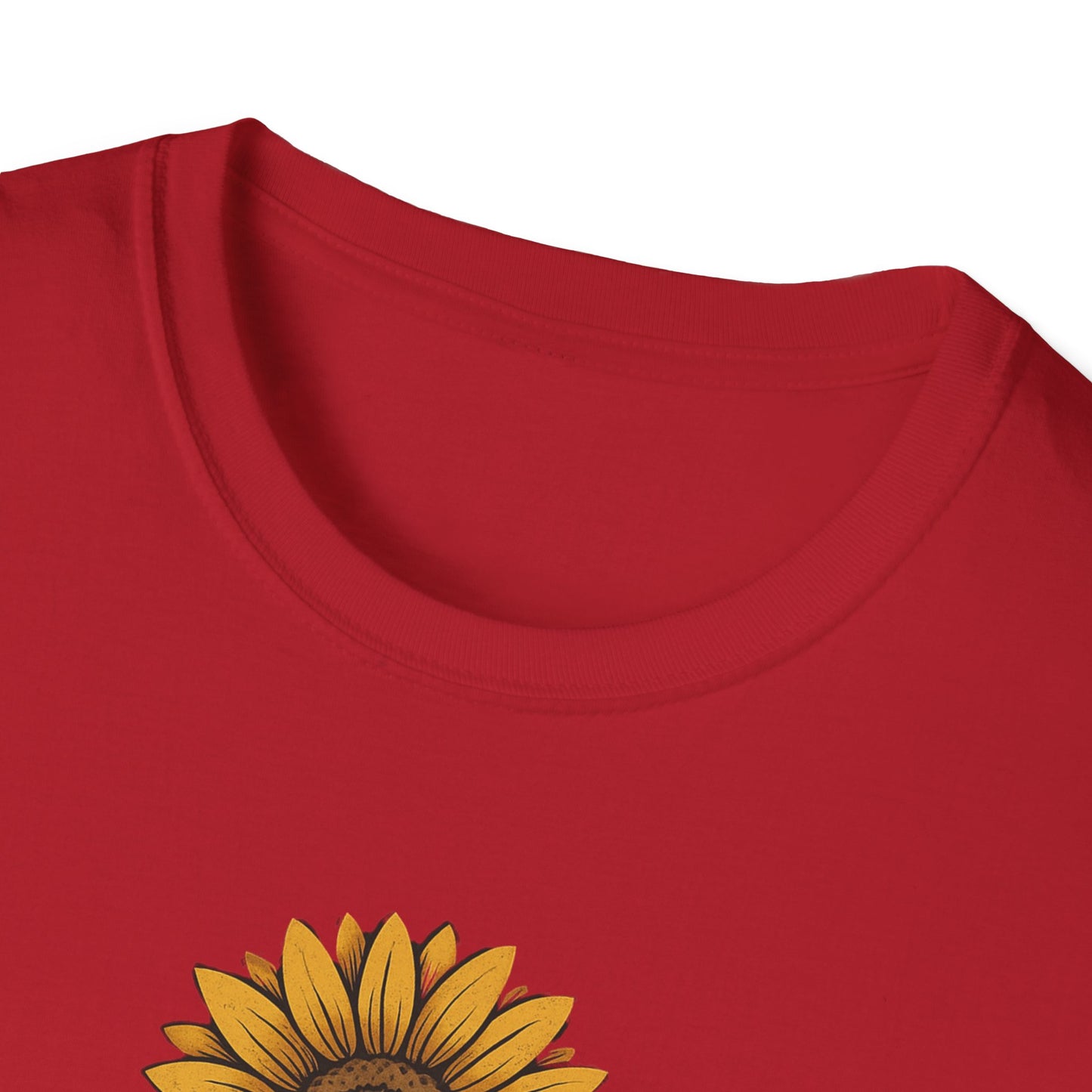 Bloom Through the Concrete Unisex Softstyle T-Shirt, Inspirational Tee, Nature Lover Gift, Motivational Shirt, Gardening Outfit