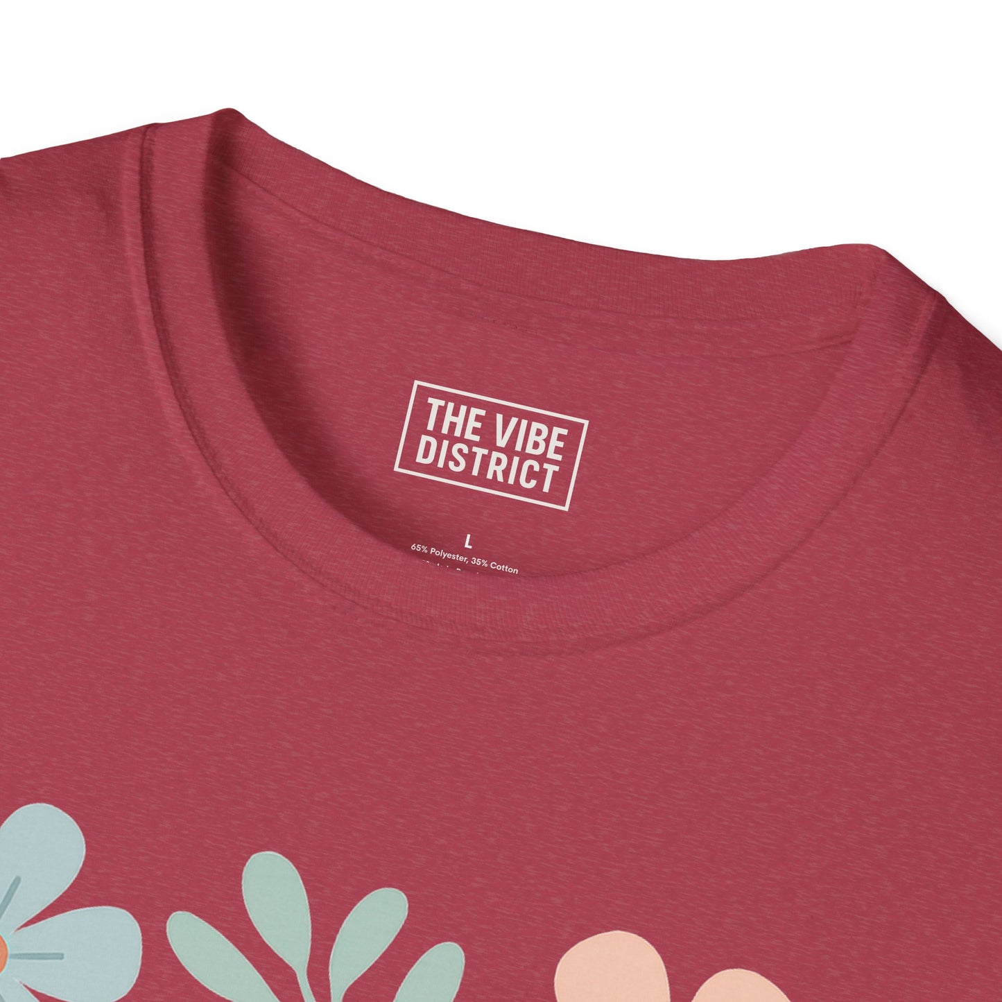 Self-Care Isn't Selfish Unisex Softstyle T-Shirt - Floral Design for Mental Health Awareness